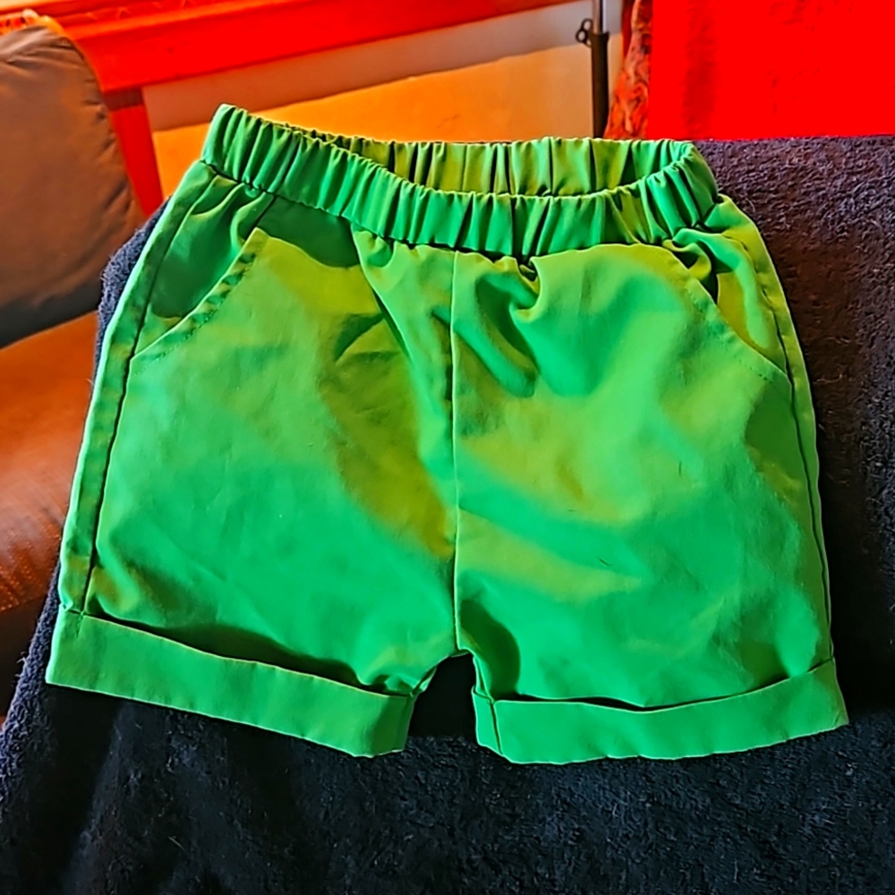Green shorts